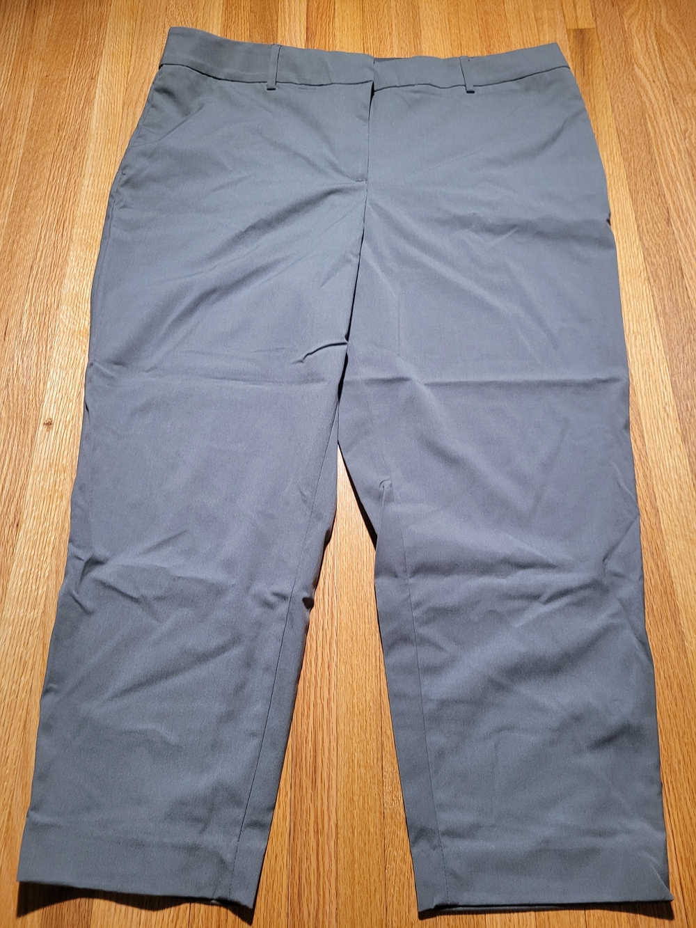 H&M Ankle Pants in Slate Gray